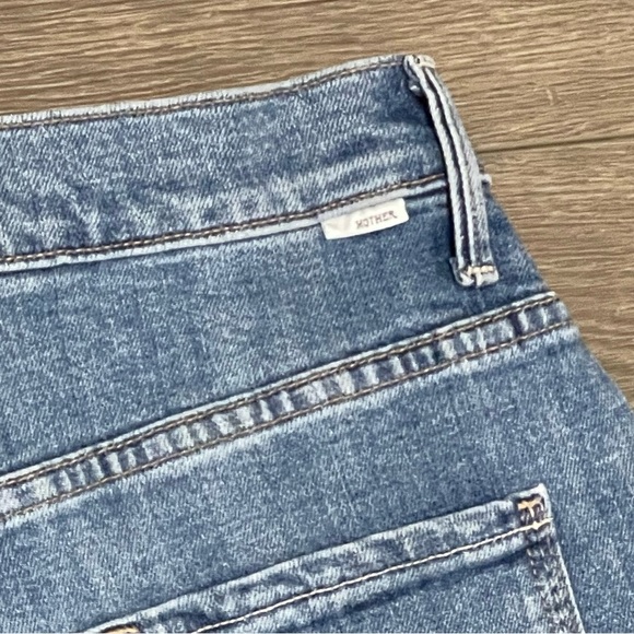 Mother The Swisher Sneak Fray Boogie Down Super Wide Leg Jean Sz 25 NWOT - Picture 13 of 14